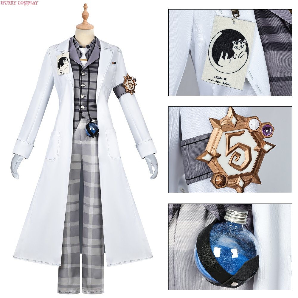 Game Cosplay,Identity V,Identity V Embalmer Gat Cosplay Costume